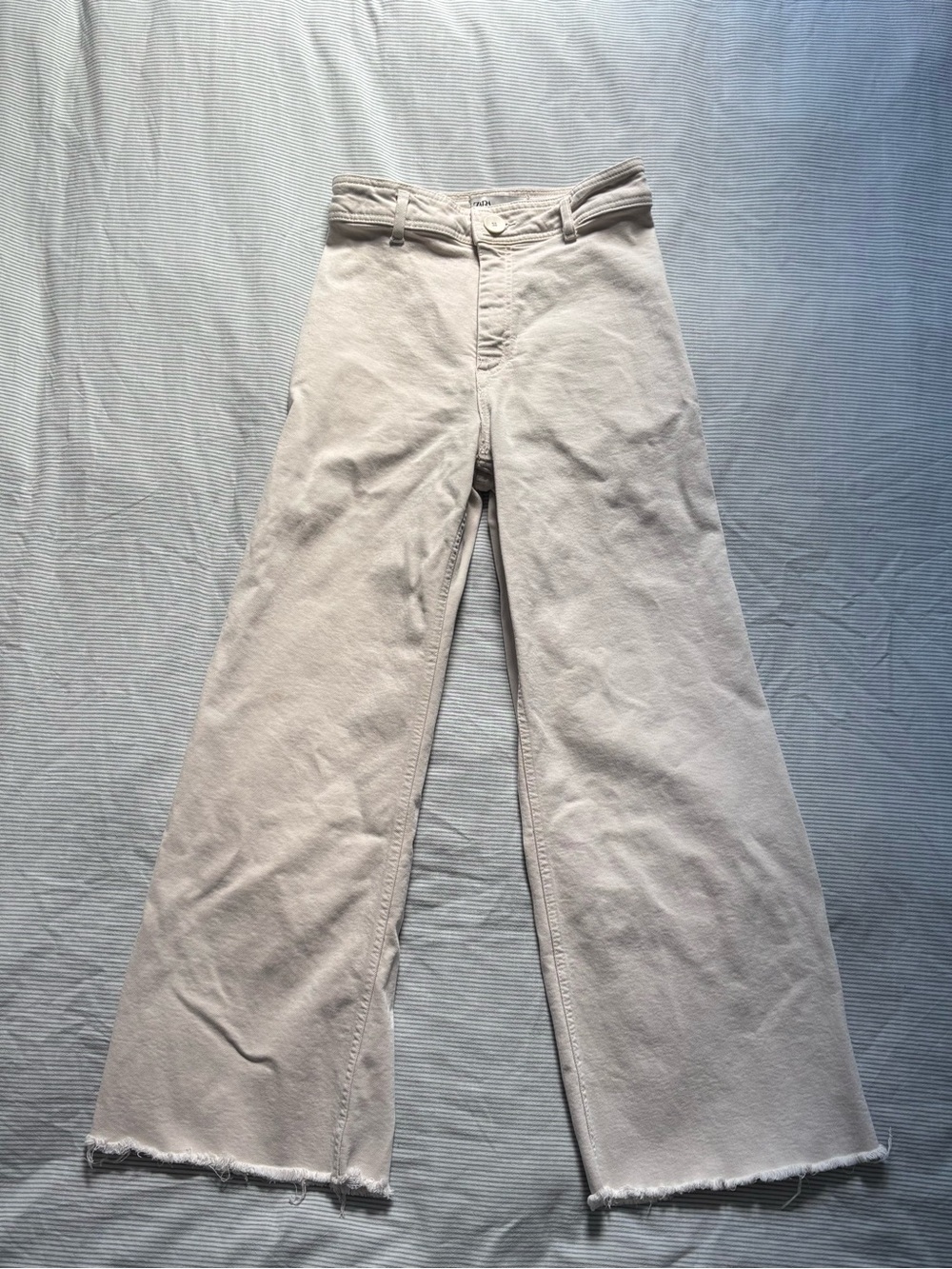 Zara off white sailor pants - Picture 1 of 3